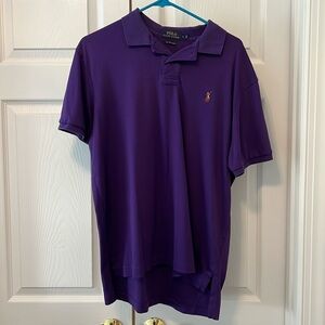 Dark purple polo Ralph Lauren shirt